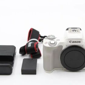 【良品】Canon キヤノン ミラーレス一眼カメラ EOS Kiss M ボディー ホワイト#LE2027870