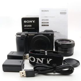 シャッター回数：【19400回】SONY α6400 レンズキット ブラック〔SONY Eマウント〕
