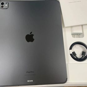 極美品 電池100% iPad Pro 13 インチ (M4) 256GB スペースブラック SIMフリー