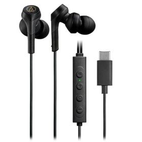 【新品・3営業日で発送】audio-techinca ATHCKS330NCBK USBType-Cイヤホン BK ATH-CKS330NC BK ノイズキャンセリング対応