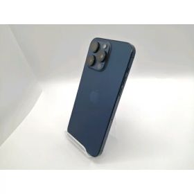 【中古】Apple SoftBank 【SIMフリー】 iPhone 15 Pro Max 512GB ブルーチタニウム MU6X3J/A【スマーク伊勢崎】保証期間1ヶ月【ランクC】