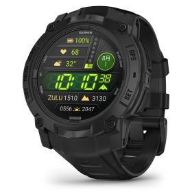 ガーミン Instinct 3 AMOLED 50mm Black / Tactical Black【Suica対応】スマートウォッチ 010-03020-80 [0100302080]【返品種別A】