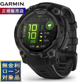 【8/25限定！抽選で最大10000ポイントバック】【無金利ローン】ガーミン GARMIN Instinct 3 AMOLED 45mm インスティンクト3 アモレッド 45ミリ GPS スマートウォッチ アウトドア 腕時計 010-02936-30 Black