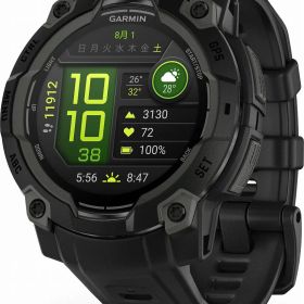 【新品】ガーミン Instinct 3 AMOLED 45mm 010-02936-30 [Black]【日曜日以外即日発送】【送料無料】
