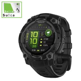 GARMIN Instinct 3 AMOLED(インスティンクト スリー アモレッド)45mm GPSスマートウォッチ(Suica対応) (ガーミン) Black 010-02936-30
