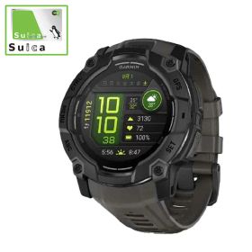 GARMIN Instinct 3 AMOLED(インスティンクト スリー アモレッド)50mm GPSスマートウォッチ(Suica対応) (ガーミン) Black 010-03020-30