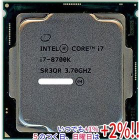 【中古】Core i7 8700K 3.7GHz LGA1151 95W SR3QR【いつでも+1％！5のつく日と日曜日は+2%！】 爆買