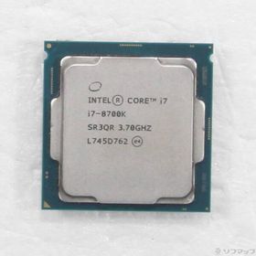 〔中古〕intel(インテル) Core i7 8700K 〔3.7GHz／LGA 1151〕〔262-ud〕