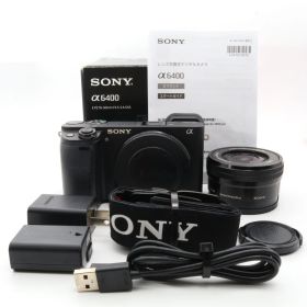 シャッター回数：【19400回】SONY α6400 レンズキット ブラック〔SONY Eマウント〕