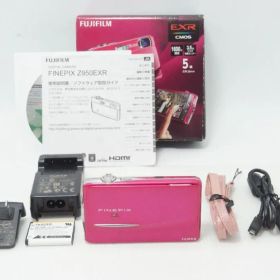 良品 FUJIFILM フジフイルム FinePix Z950EXR コンパクトデジタルカメラ ピンク 元箱付 260807r