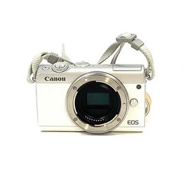 【全額返金保証】【最速発送】Canon デジタル一眼 EOS M100 ボディ ホワイト 美品 動作確認済