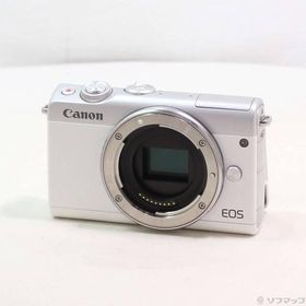 〔中古〕Canon(キヤノン) ミラーレス一眼カメラ EOS M100 ボディ ホワイト〔349-ud〕