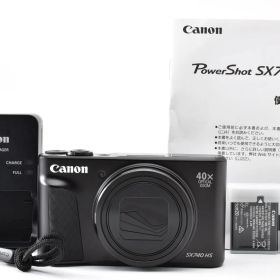 ★新品級★ キヤノン Canon PowerShot SX740 HS ブラック 《付属品多数！》★完動品★ #A607209