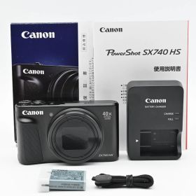 Canon PowerShot SX740 HS ブラック 保証書付 ほぼ新品