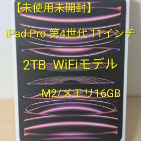 【新品未使用】iPadPro 11インチ 第4世代 WiFi 2TB スペースグレイ M2