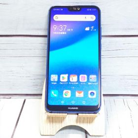 Huawei au P20 lite HWV32 Klein Blue 本体 白ロム SIMロック解除済み SIMフリー B282373