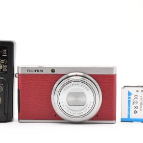 極上品 Fujifilm XF1 レッド バッテリー 2xセット む０１