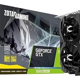 【中古】【39shop】ZOTAC★Gaming GeForce GTX 1660 Super 6GB GDDR6 192ビット ゲームグラフィックカード 超コンパクト ZT-T16620F-10L（良い）