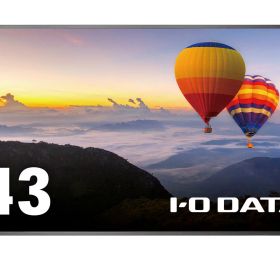 IODATA アイオーデータ LCD-U431D 高輝度18時間連続稼働対応43.0型4K液晶 3840×2160 HDMI2.0×3