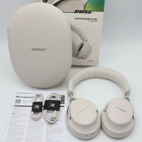 【お買い物マラソン限定クーポン】【美品】BOSE QuietComfort Ultra Headphones 第2世代 ホワイトスモーク ノイズキャンセリング ヘッドホン 空間オーディオ対応 ボーズ 本体 【中古】