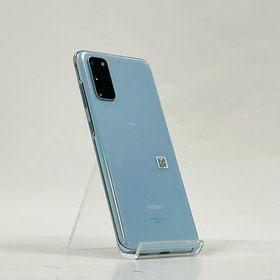 【最速発送】SAMSUNG Galaxy S20 5G 128GB クラウド ブルー au SCG01 白ロム【難有】