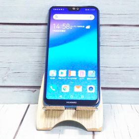 Huawei au P20 lite HWV32 Klein Blue 本体 白ロム SIMロック解除済み SIMフリー B273264