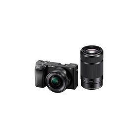 【ラッピング可】【即日発送】ソニー アルファα6400 ダブルズームレンズキット ILCE-6400Y/B （ブラック） ミラーレス一眼カメラ 未開封新品