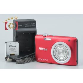 【中古】Nikon ニコン COOLPIX A100 レッド コンパクトデジタルカメラ