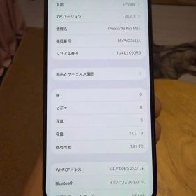 海外版 iPhone 16 Pro Max 1TB，美品，バッテリー93%