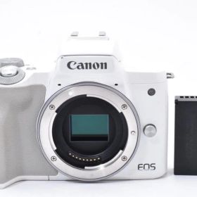 Canon EOS Kiss M ホワイト ミラーレス一眼 本体