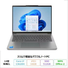 【マラソン終了まで ポイントUP＆クーポン配布】 Lenovo IdeaPad Slim 5i Gen 10 ノートパソコン 83HRCTO1WW Windows11 Office付き Core i7-13620H メモリ16GB SSD512GB 14インチ 有機EL 新品未使用品