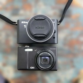 Nikon 1 J1 / RICOH CX1 デジタルカメラ 2台セット
