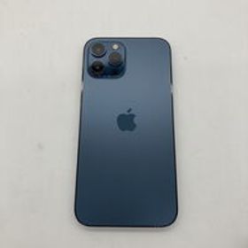 中古 Apple iPhone12 Pro Max 6.7インチ 256GB (パシフィックブルー) 国内版SIMロックフリー MGD23J/A 144068 状態： C:並品