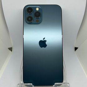 ●SIMフリー iPhone12ProMax 512GB パシフィックブルー バッテリー77%