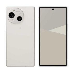 シャープ SHARP SIMフリースマートフォン AQUOS R10 / Snapdragon 7 Gen 3 / 6.5インチ 12GB+256GB カシミヤホワイト SHM31AW