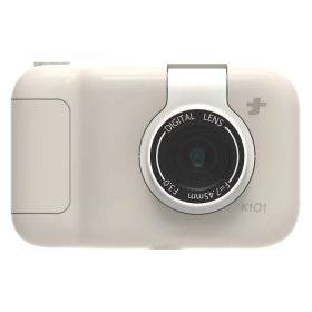 ナカバヤシ CAM-K101BE コドモナカメラ レンズ部分が反転 自撮りも可能 動画撮影対応 2.4インチモニター付 ベージュ