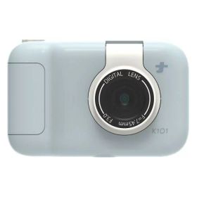 ナカバヤシ CAM-K101BL コドモナカメラ レンズ部分が反転 自撮りも可能 動画撮影対応 2.4インチモニター付 ブルー