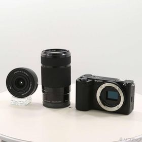 〔中古〕SONY(ソニー) VLOGCAM ZV-E10 II ダブルズームレンズキット ブラック ZV-E10M2X B〔258-ud〕