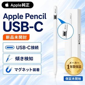 新品 未開封 Apple Pencil USB-C 純正 保証未開始 メーカー1年保証 iPad対応 送料無料