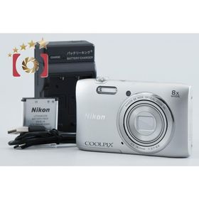 【中古】Nikon ニコン COOLPIX S3600 クリスタルシルバー コンパクトデジタルカメラ