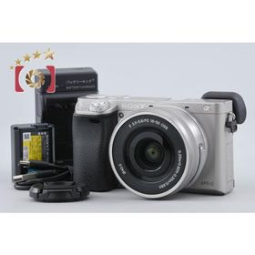 【中古】SONY ソニー α6000 ILCE-6000 シルバー パワーズームレンズキット 多言語対応