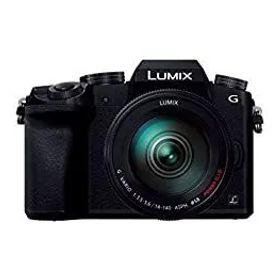 【中古】「非常に良い」パナソニック ミラーレス一眼カメラ ルミックス G7 レンズキット 高倍率ズームレンズ付属 1600万画素 ブラック DMC-G7H-K