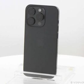 ソフマップ 〔中古品〕 iPhone15 Pro 128GB ブラックチタニウム MTU73J／A SIMフリー【198】