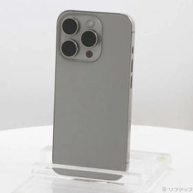 ソフマップ 〔中古品〕 iPhone15 Pro 128GB ナチュラルチタニウム MTU93J／A SIMフリー【377】