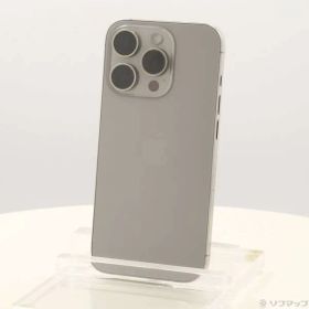 ソフマップ 〔中古品〕 iPhone15 Pro 128GB ナチュラルチタニウム MTU93J／A SIMフリー【258】