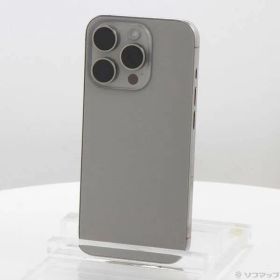 ソフマップ 〔中古品〕 iPhone15 Pro 128GB ナチュラルチタニウム MTU93J／A SIMフリー【352】