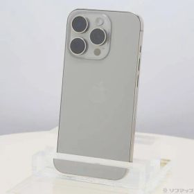 ソフマップ 〔中古品〕 iPhone15 Pro 128GB ナチュラルチタニウム MTU93J／A SIMフリー【198】