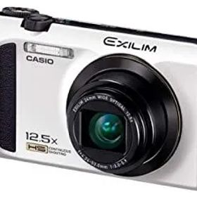 【中古-非常に良い】CASIO カシオ デジタルカメラ EXILIM EX-ZR300WE ホワイト ハイスピード 高速連写
