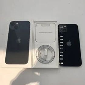 中古 【docomo版SIMフリー】Apple iPhone13 6.1インチ 128GB (ミッドナイト) MLNC3J/A 147320【6/11値下げ!】 状態： B:良品