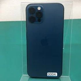 中古 【SIMロック解除済み】【SoftBank】Apple iPhone12 Pro 6.1インチ 256GB (パシフィックブルー) MGMD3J/A 155599【6/11値下げ!】 状態： A:美品
